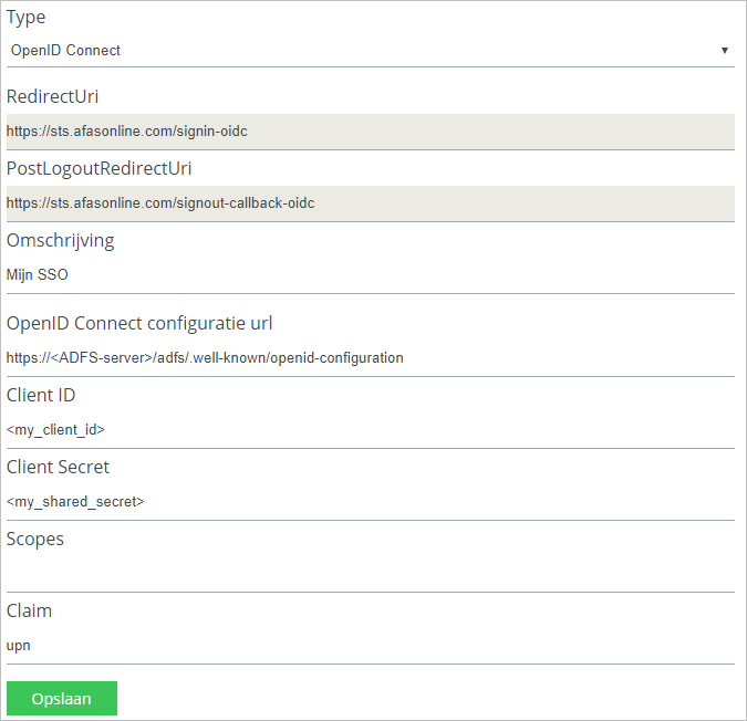 AOL_SSO Self-service AOL portal instellen - ADFS (20)