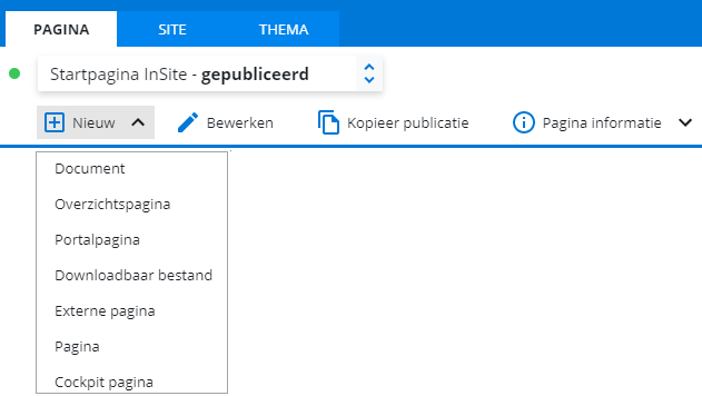 App_Analyse opnemen in menu InSite - toevoegen