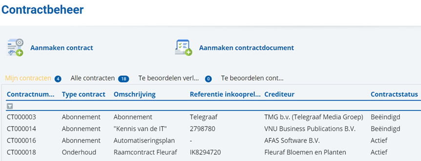 Fin_Contract financieel raadplegen InSite