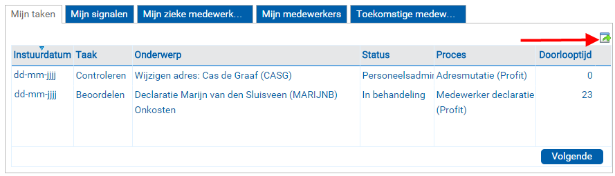 Ins_Overzicht raadplegen in Insite - Simpel - Veld