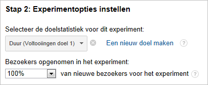 Out_Experiment toevoegen in Google - standaardrapporten