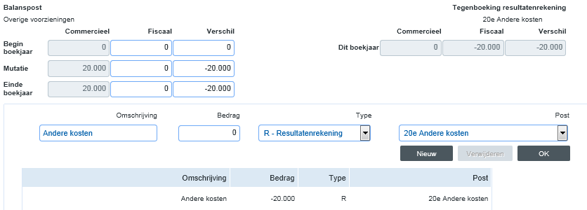 Tax_Commerciele voorzieningen / Fiscale reserves2